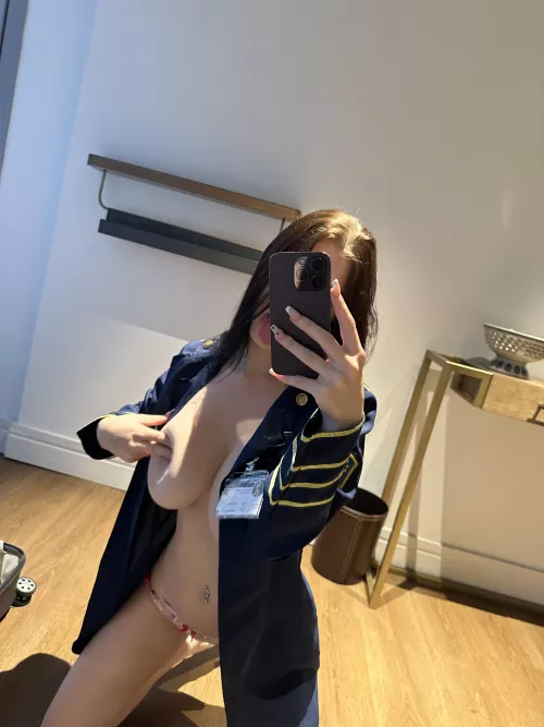 Lemme show you after work what a flight attended is able to do