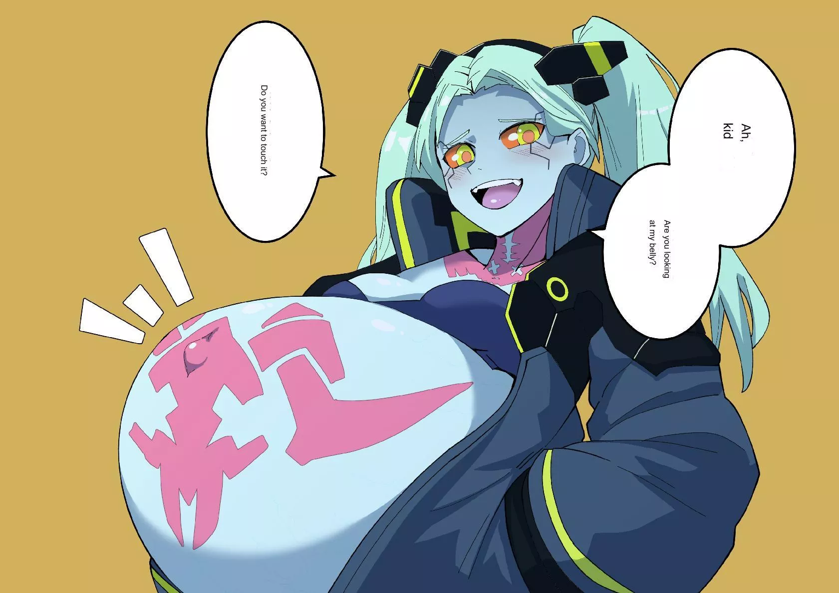 Pregnant Rebecca (@yuhancyan)