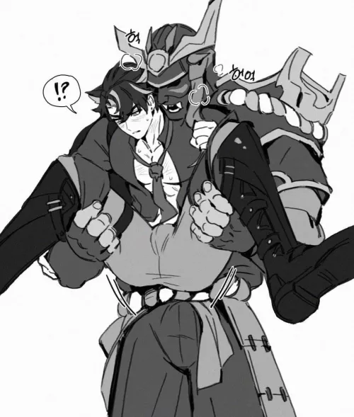 Samurai and Wriothesley (yoma 0 0) 