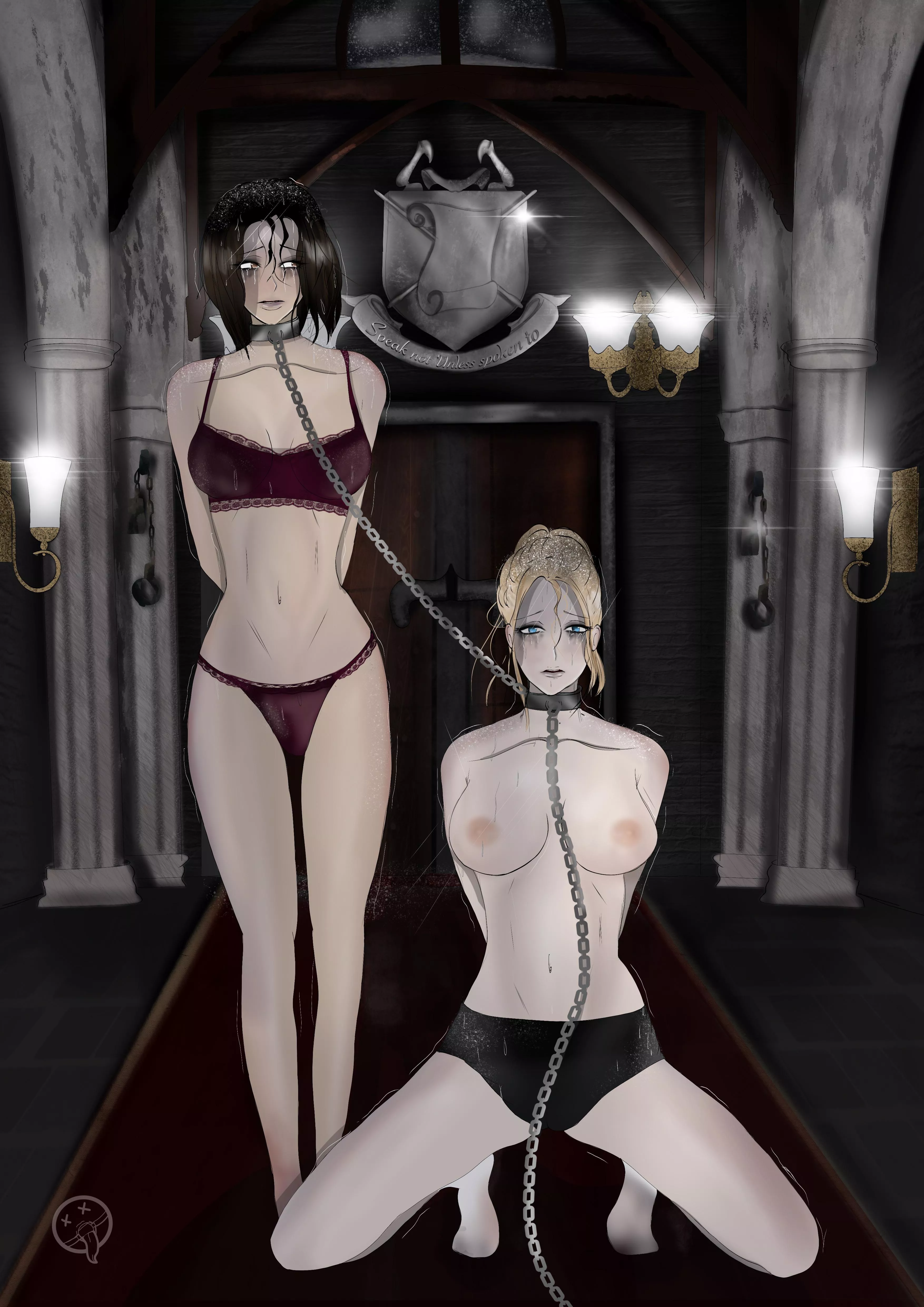 Speak not, unless spoken to (drawn by me)