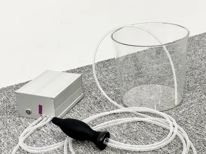 The new toy has arrived. Will it burst my liver hilus if it expands 10cm and then fills it with water?