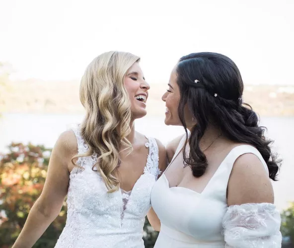 They’re so much bigger, she had to marry her 