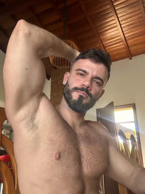 A face of someone who just woke up and need some tender