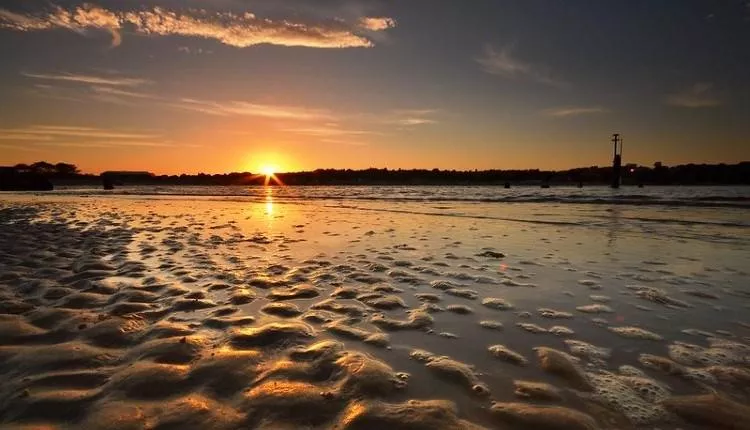 A touch of beach gold.