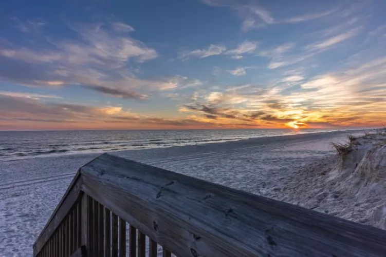 Beach for the evening lovers.