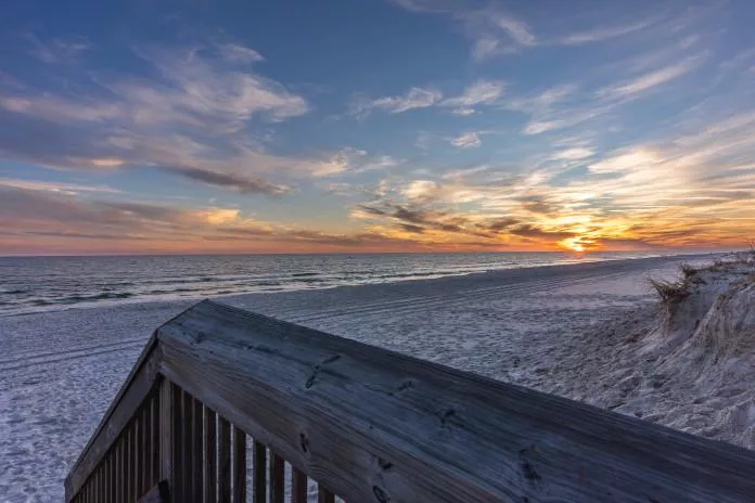 Beach for the evening lovers.