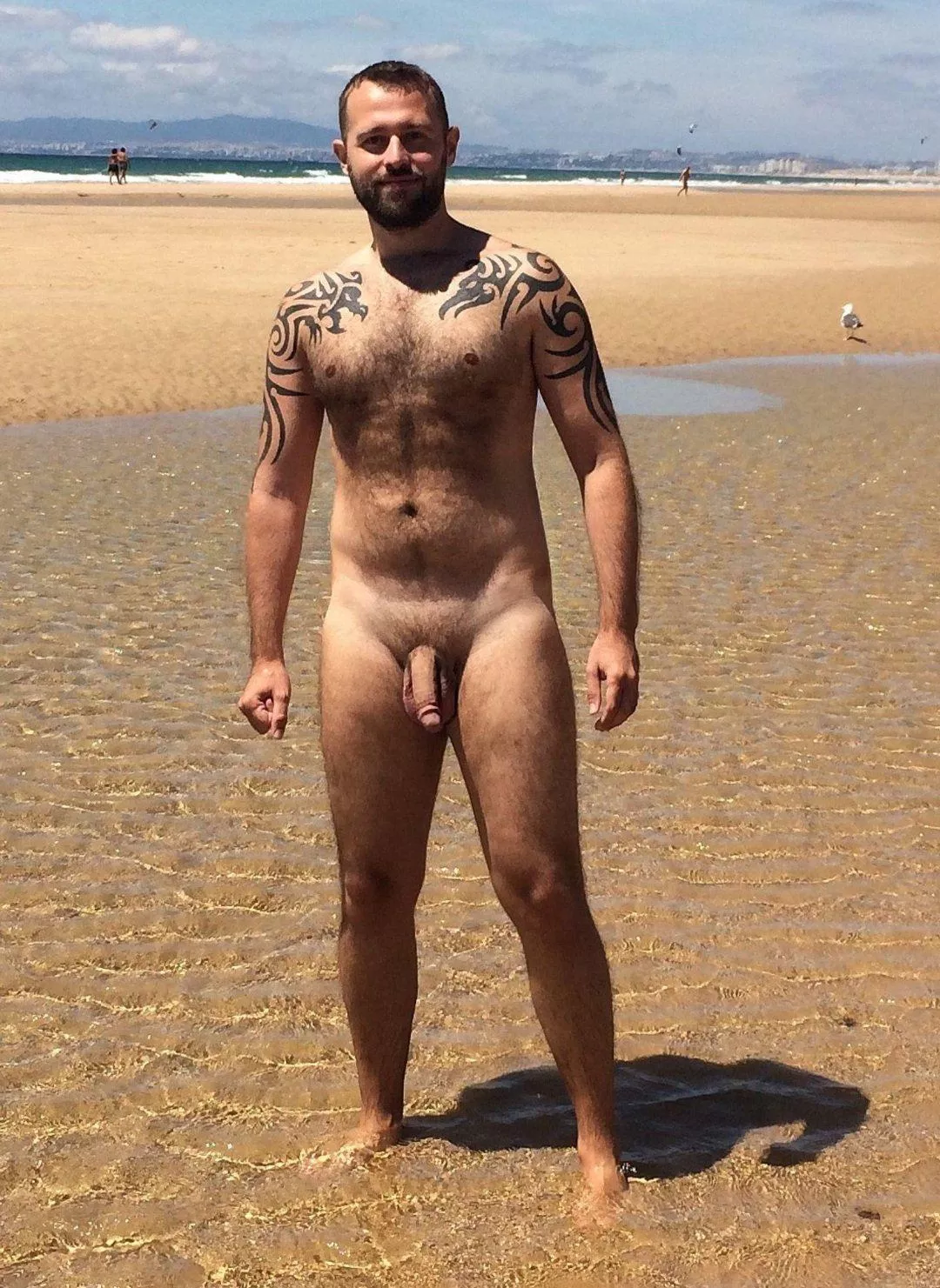 Love to show off at the beach