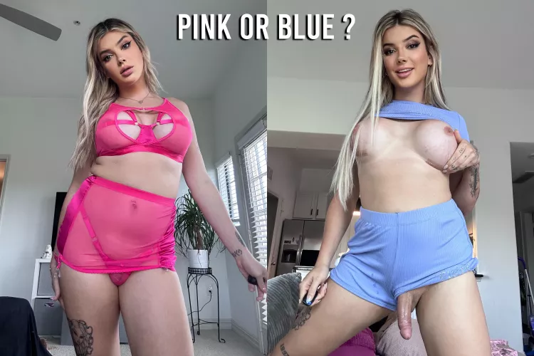 Pink 🩷 or Blue 💙, which one do you choose? 👀