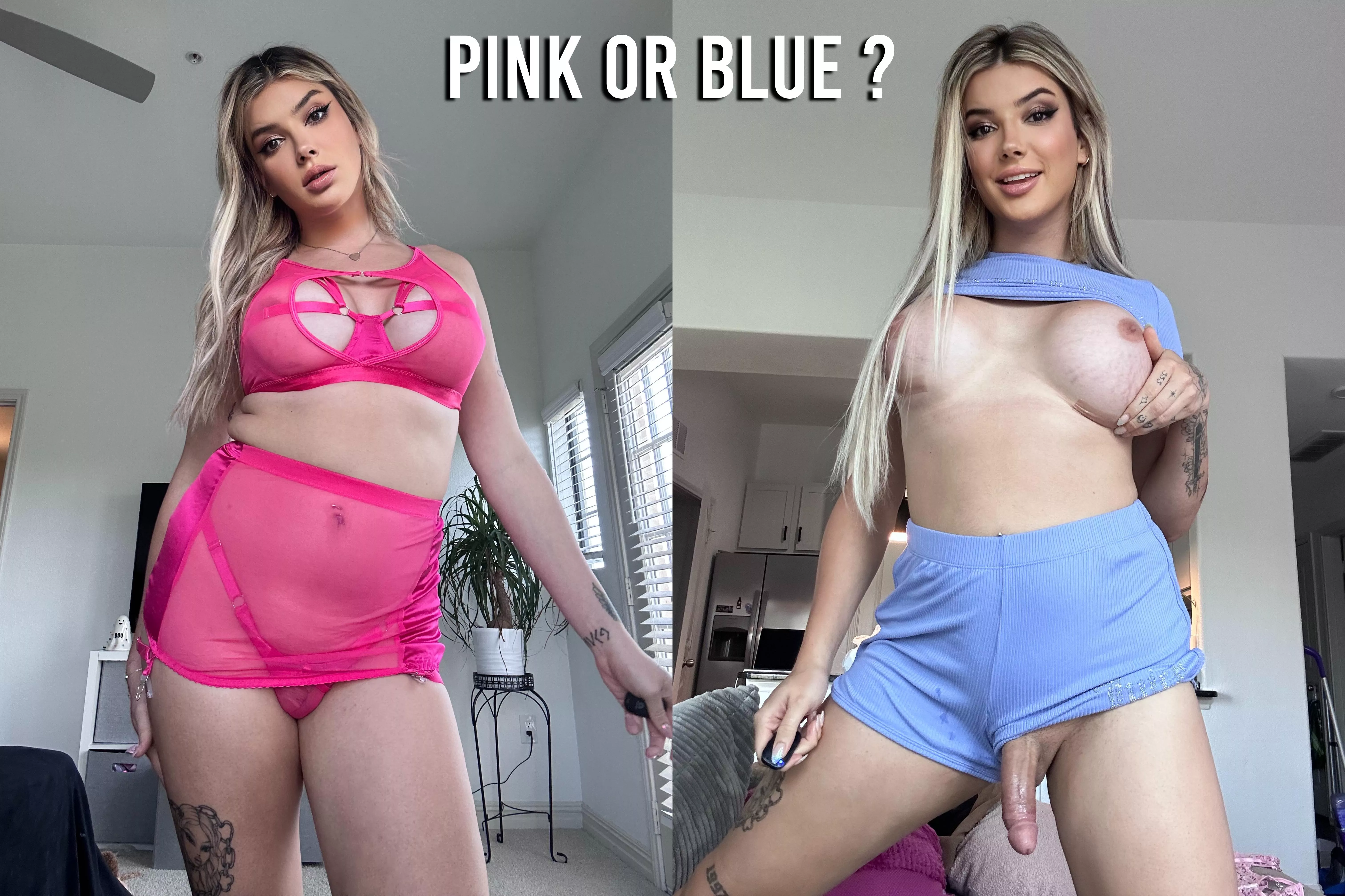 Pink 🩷 or Blue 💙, which one do you choose? 👀