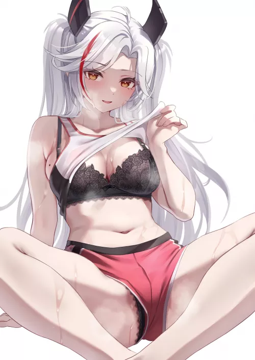 Prinz eugen feeling a little hot