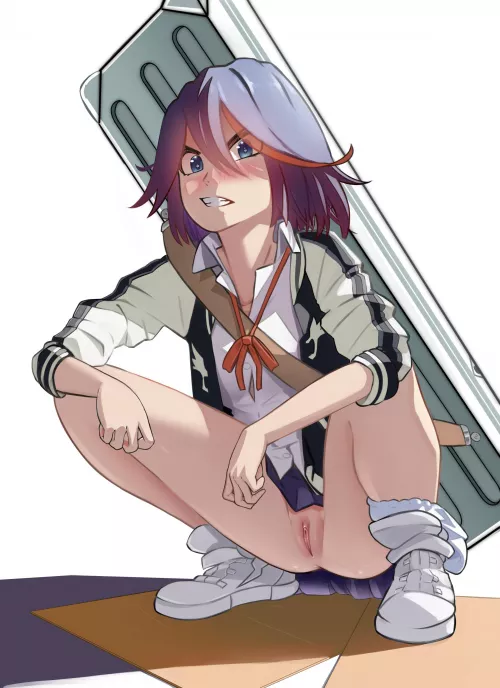 Ryuko forgot to wear panties [Kill la Kill] (madaotheory)