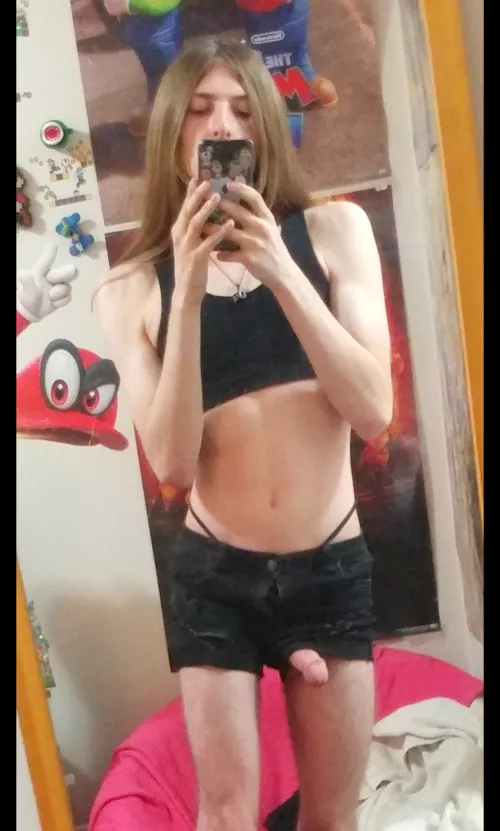 what are you staring at? did something slip out of my shorts?