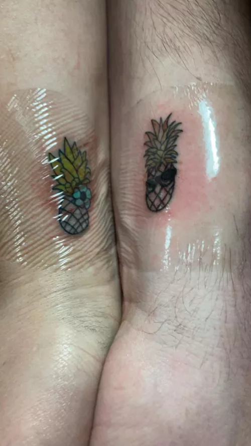Wife and I got our anniversary tattoos
