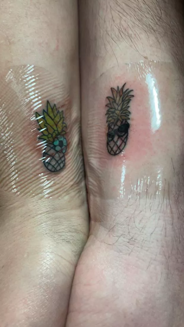Wife and I got our anniversary tattoos