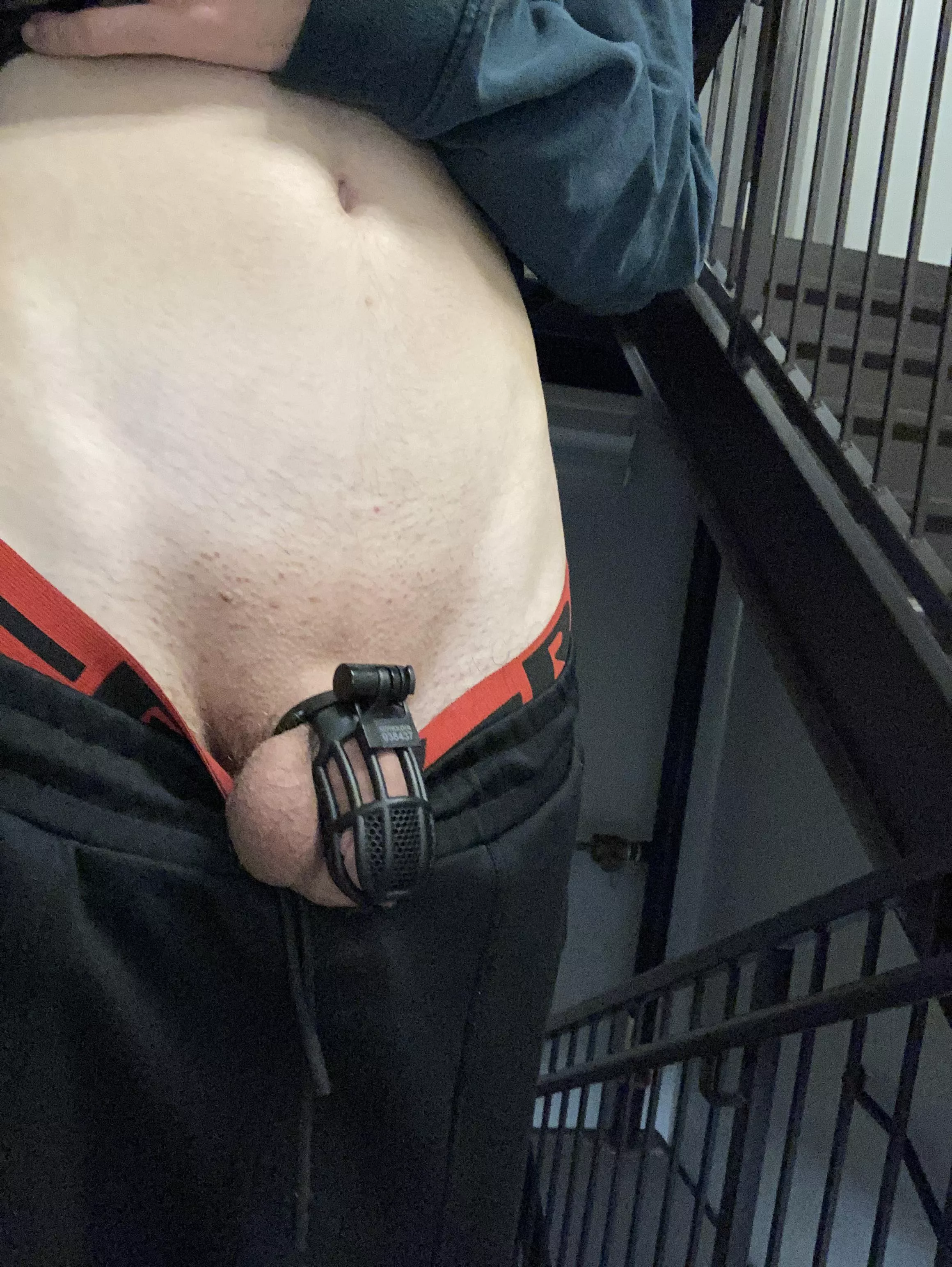 Wore my cage to my exams today :3