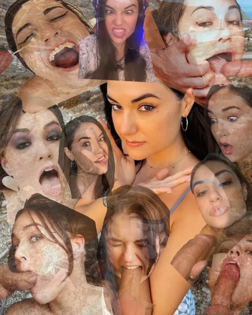 A quick visual summary of Sasha Grey’s face 