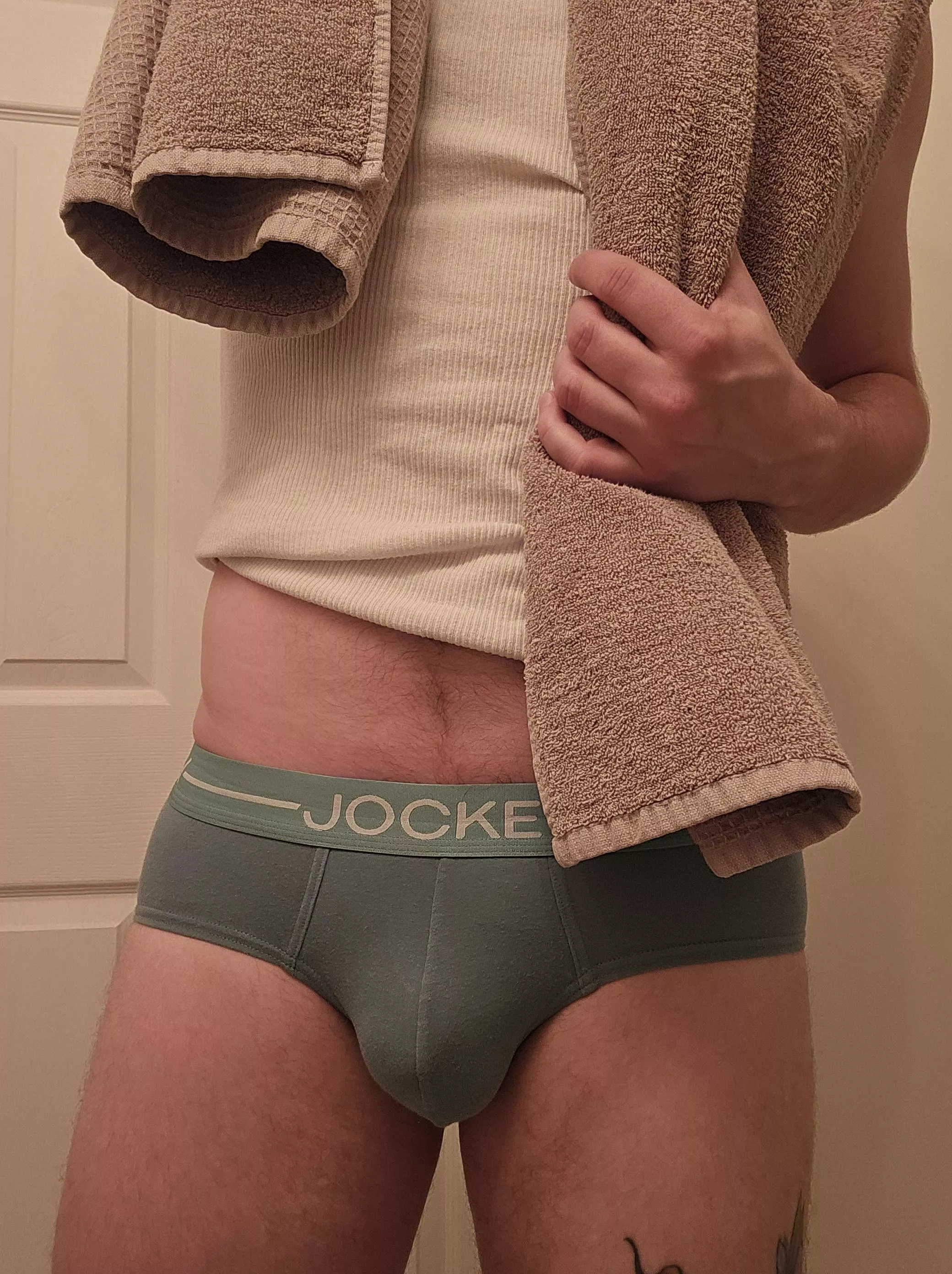 Bro, get out of the bathroom, I need to shower! 