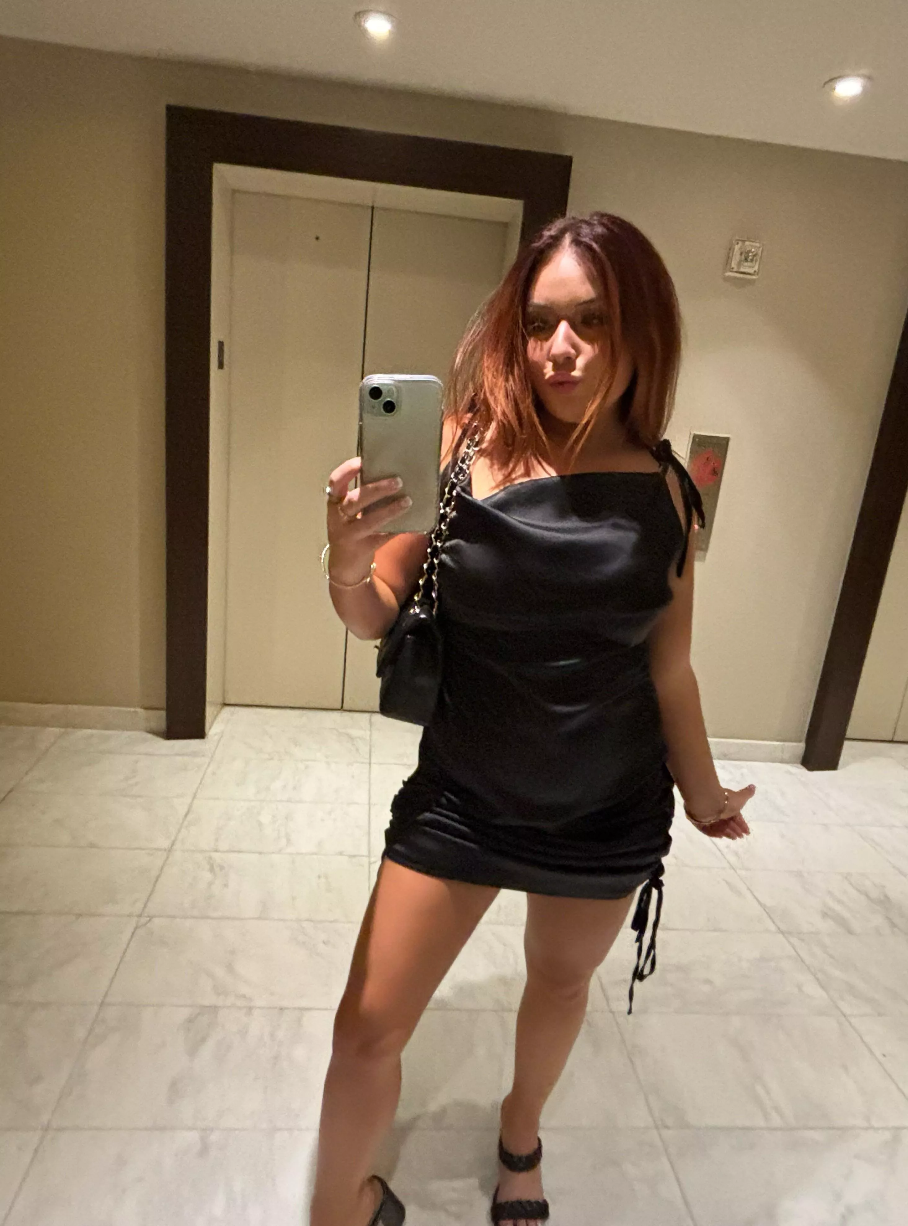 Classy redhead in the house