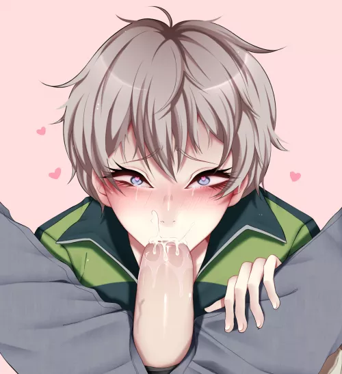 Cute femboy sucking dick❤️