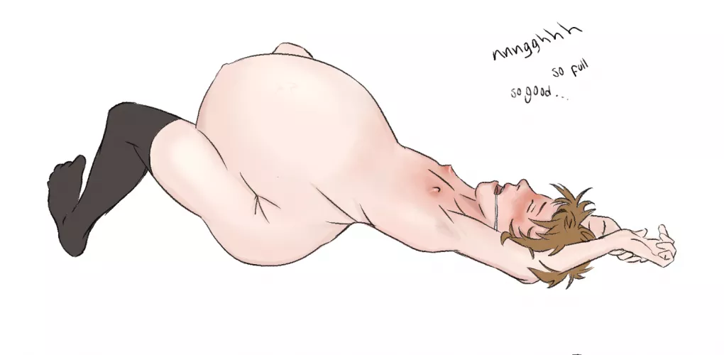 [M] He's got several loads inside him now 💘(oc)