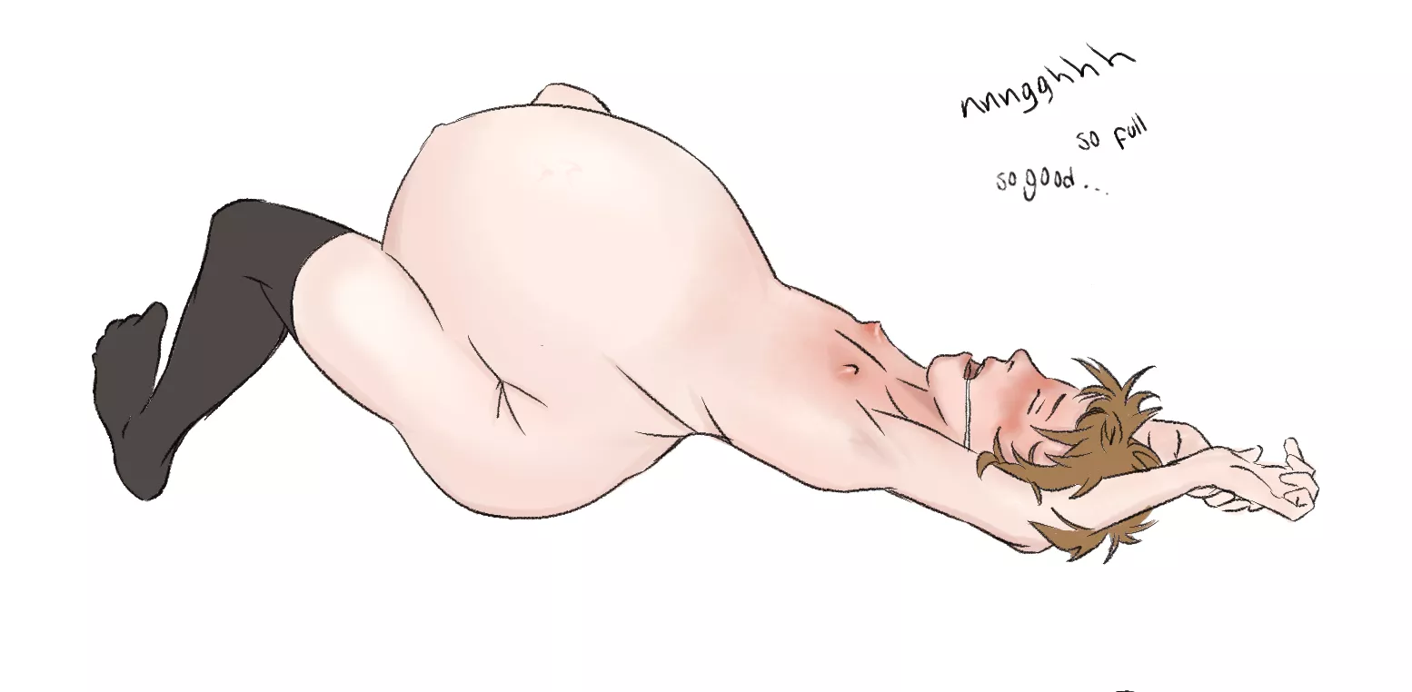 [M] He's got several loads inside him now 💘(oc)