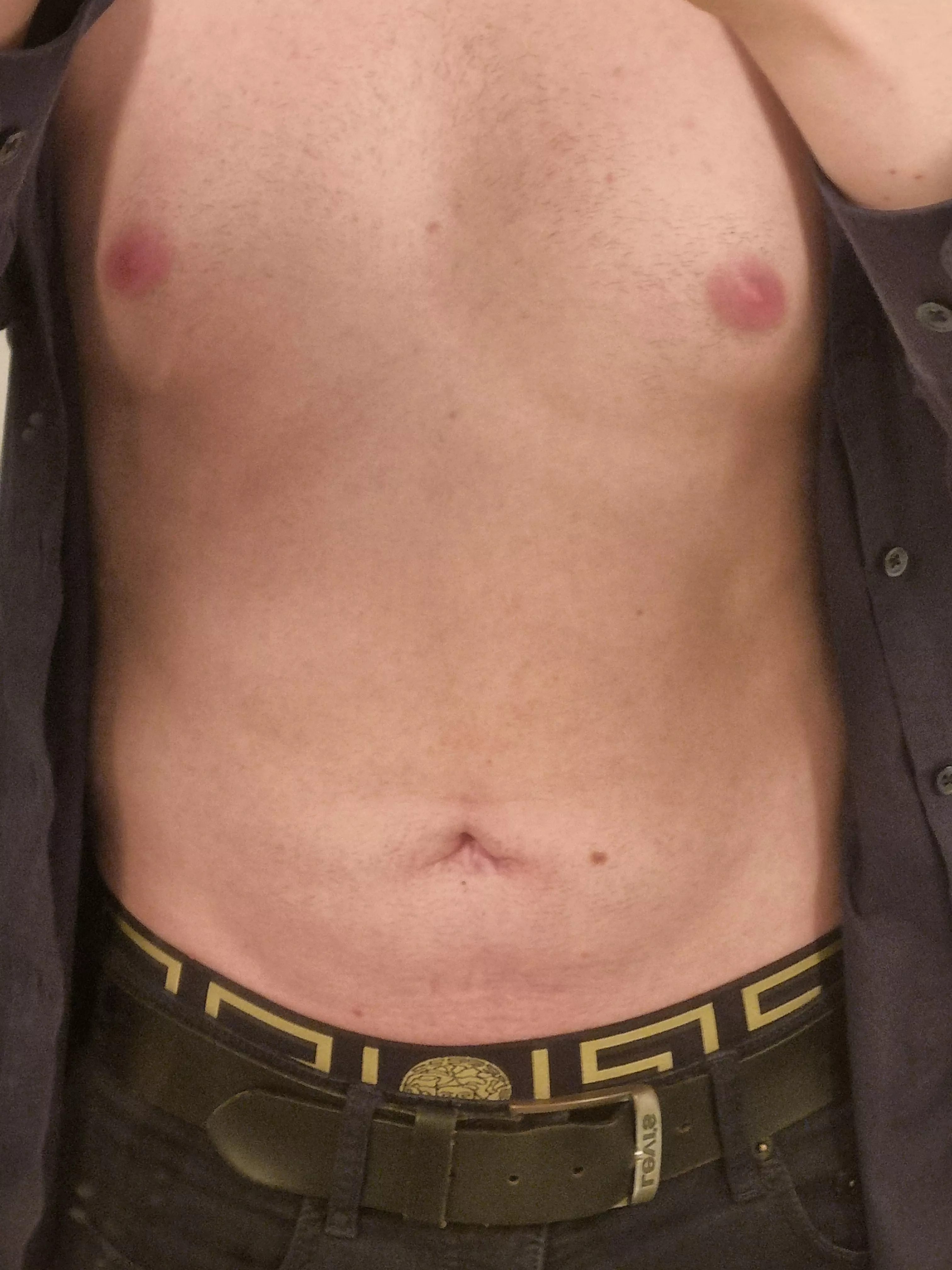 Man in black (and gold)