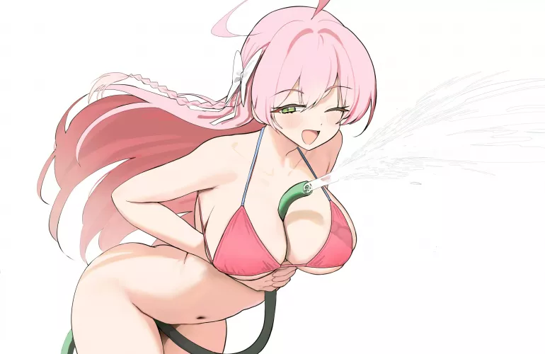 Playing around with a hose