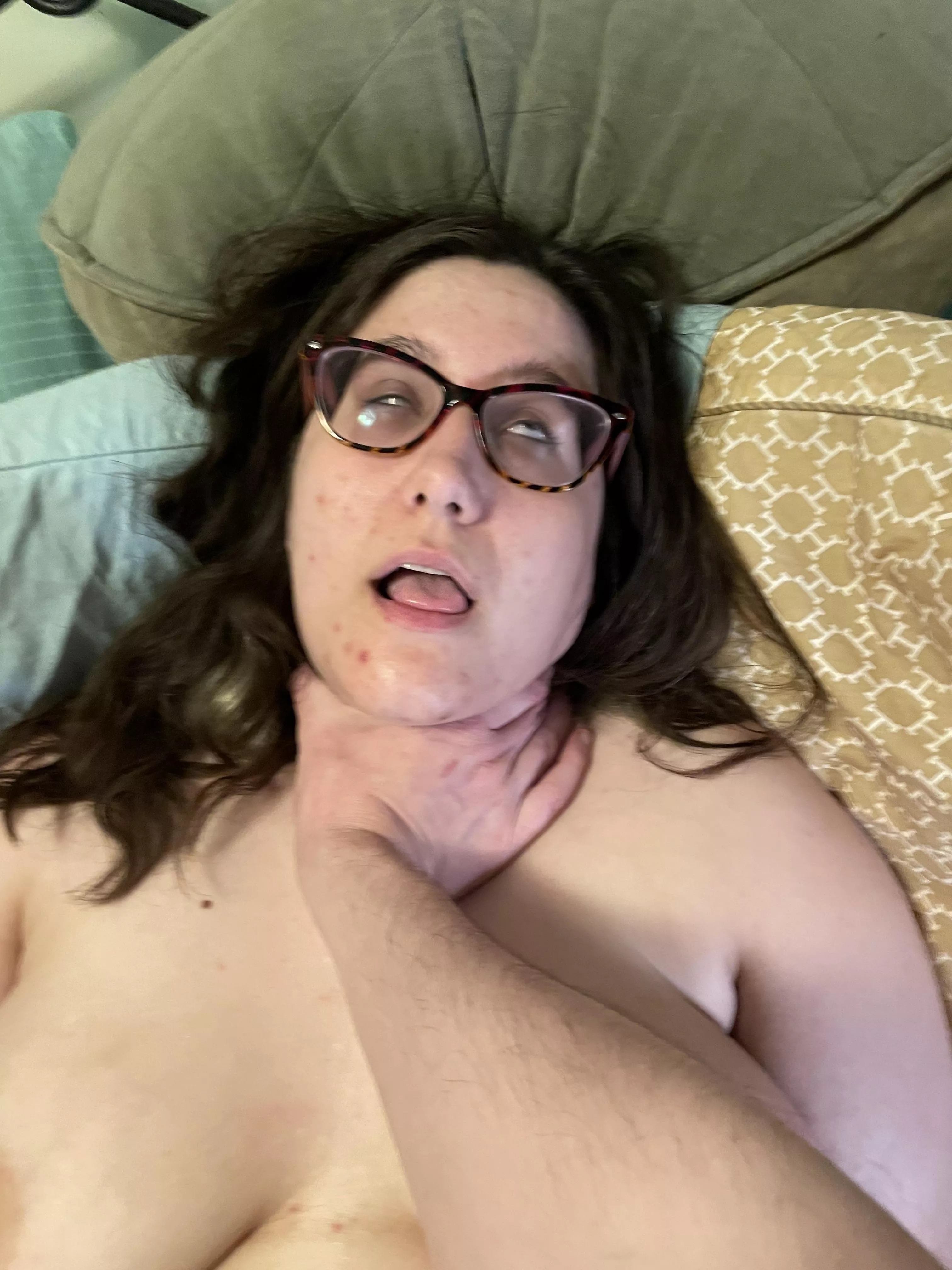 The view when you choke her just right and her eyes roll back