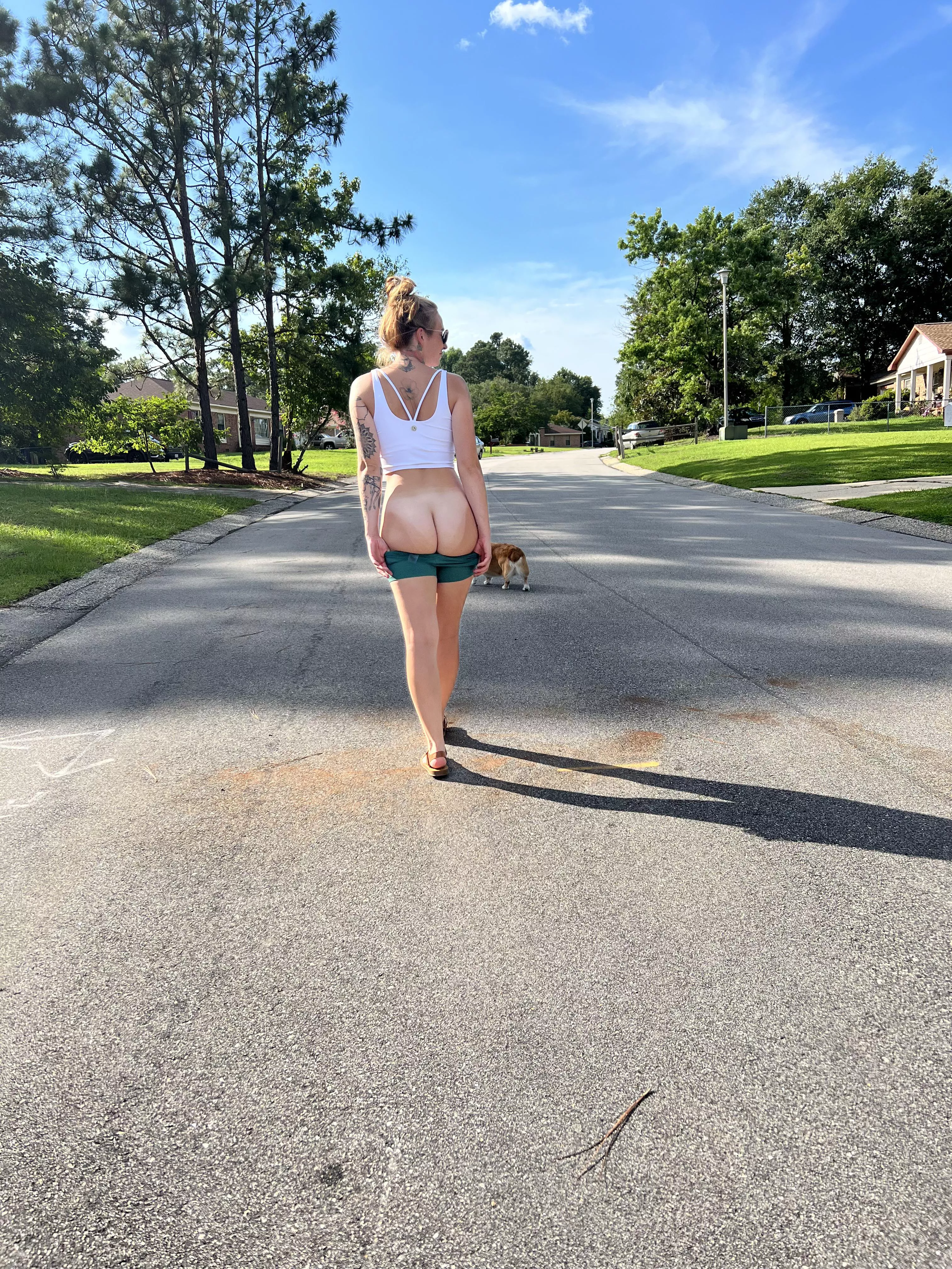 Walk in the neighborhood to show all the neighbors what they are missing