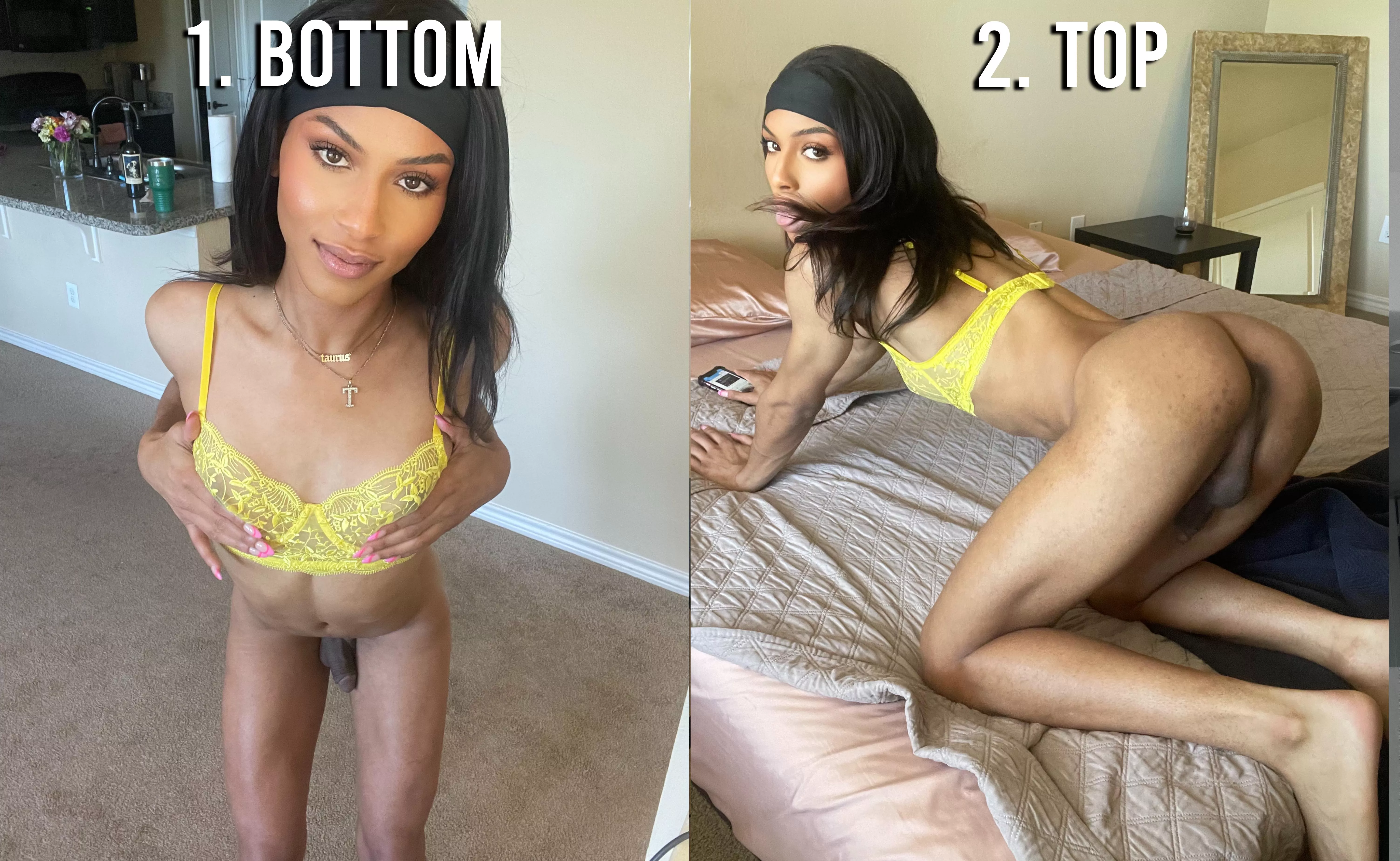 What would you choose? 😳 1. Bottom, 2. Top 🙈 you can ONLY pick one 😈