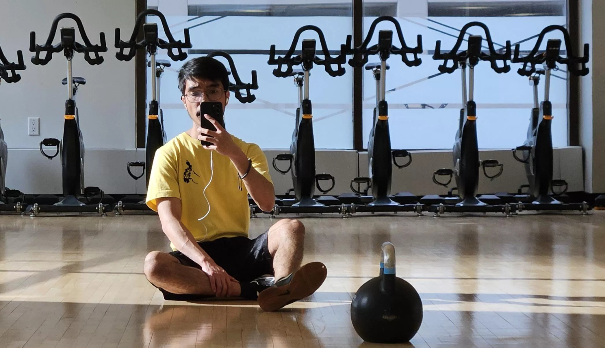 After some kettlebell swings