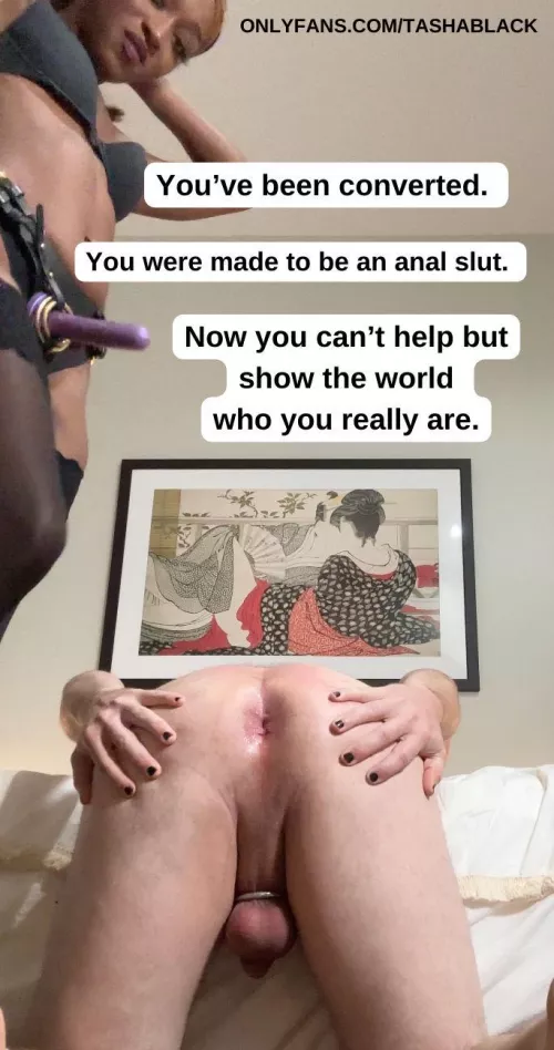 Have you accepted that you're Mistress's anal slut now?