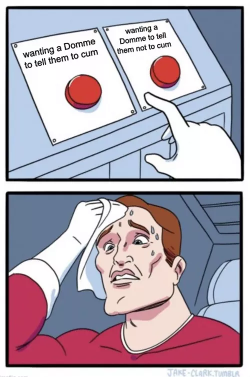 How I imagine a sub's brain when I'm in the middle of edging them...