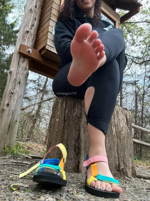 I love hiking and enjoying the views 