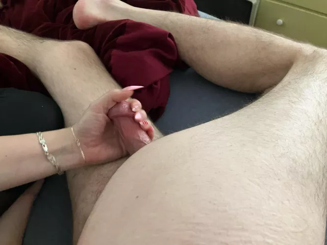 New fave way to jerk him off [MF]