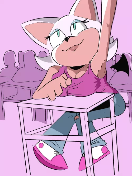 Rouge getting an education you pervs. By me