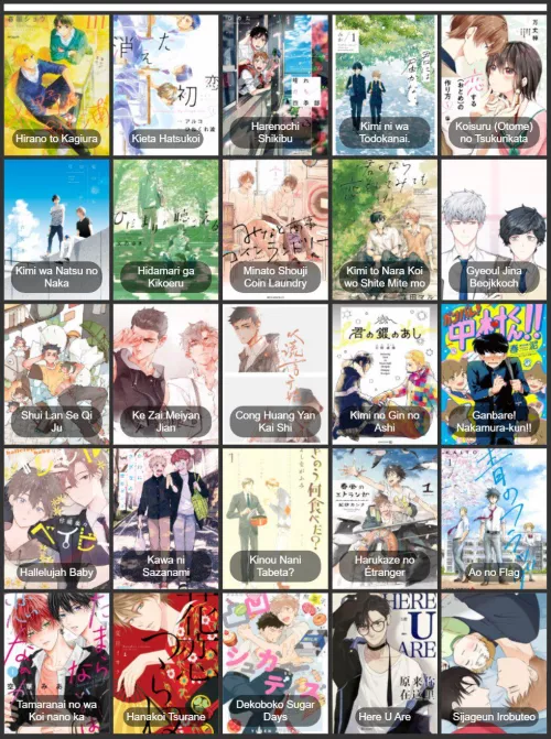 Some of my favorite BL series I would like to see animated in future