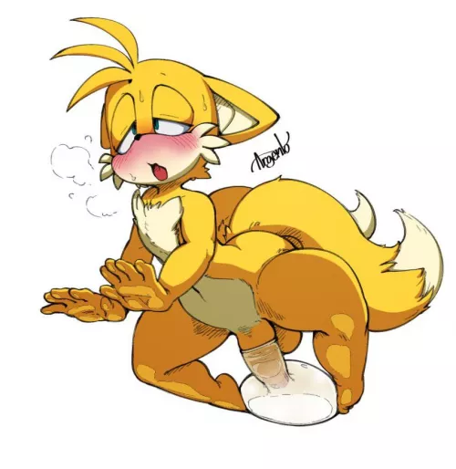 Tails filling a condom (argento) 