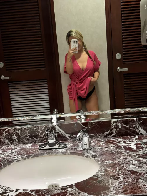 Will you pull them to the side for me 