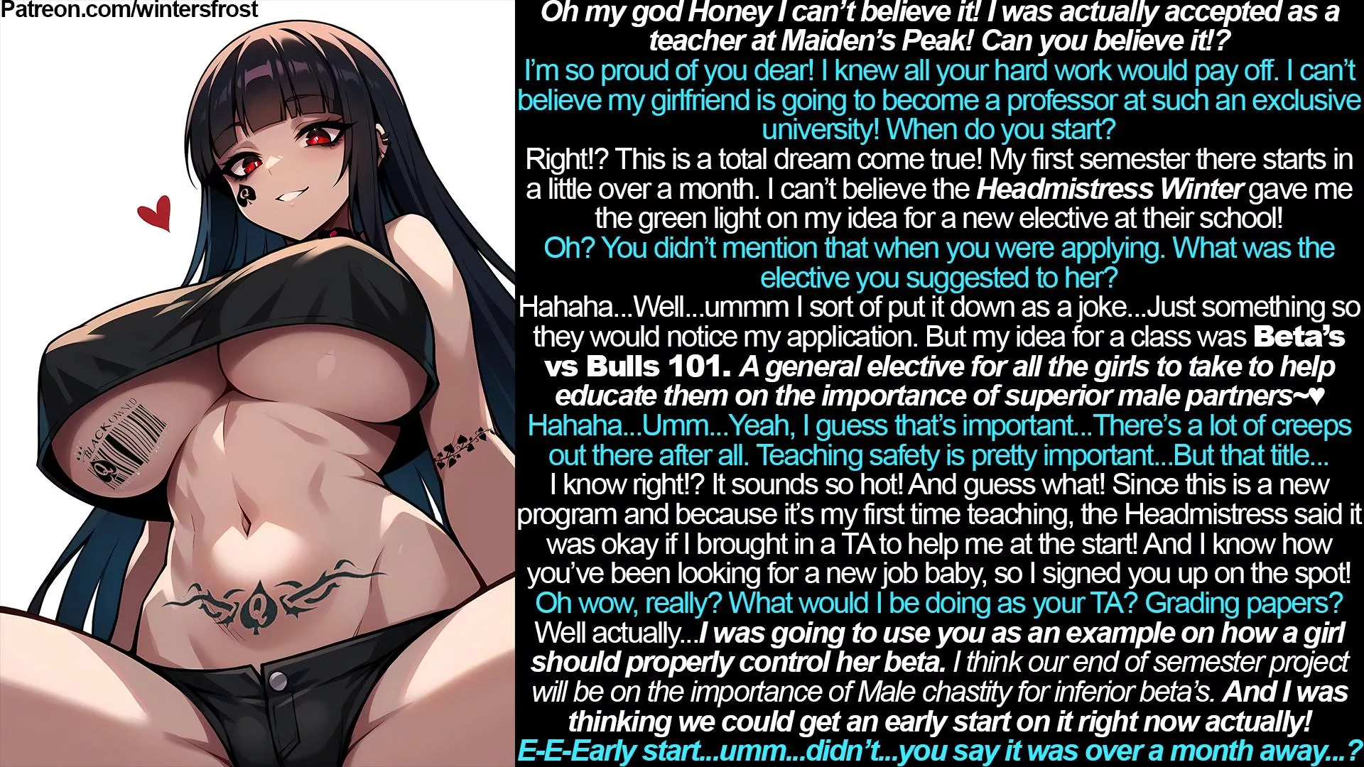 Your QOS girlfriends new job~ Part 1