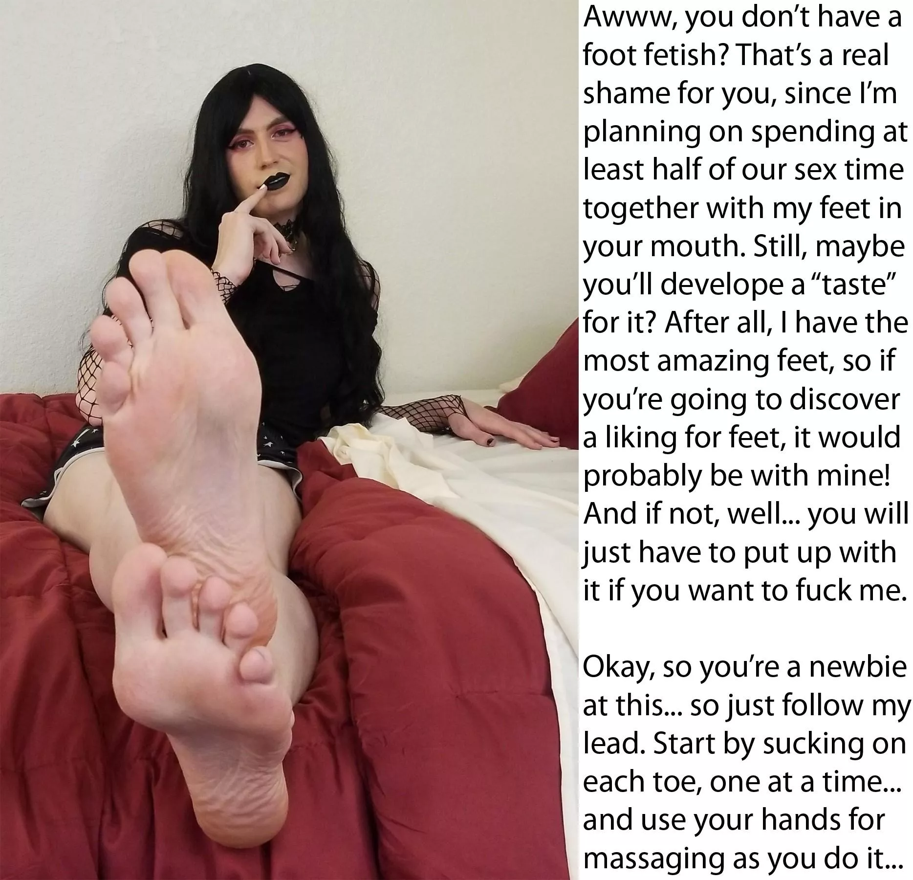 conditioned by force to be her foot worship bitch - aliciat