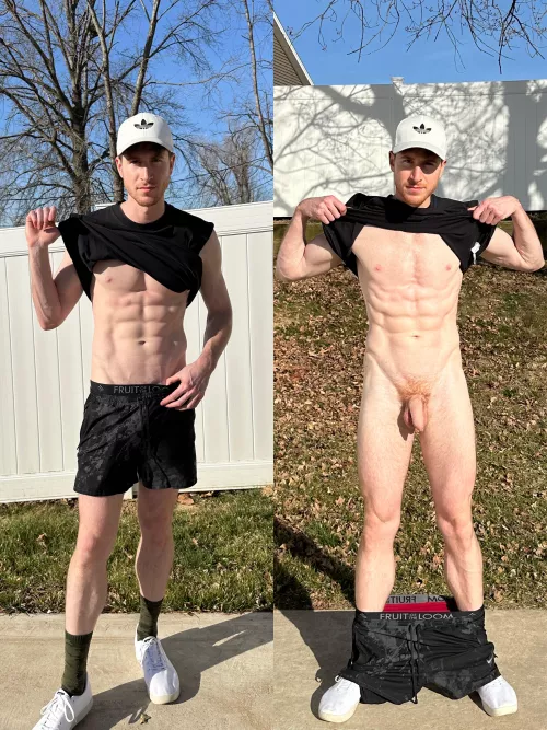 Do you think my neighbors enjoyed the view?