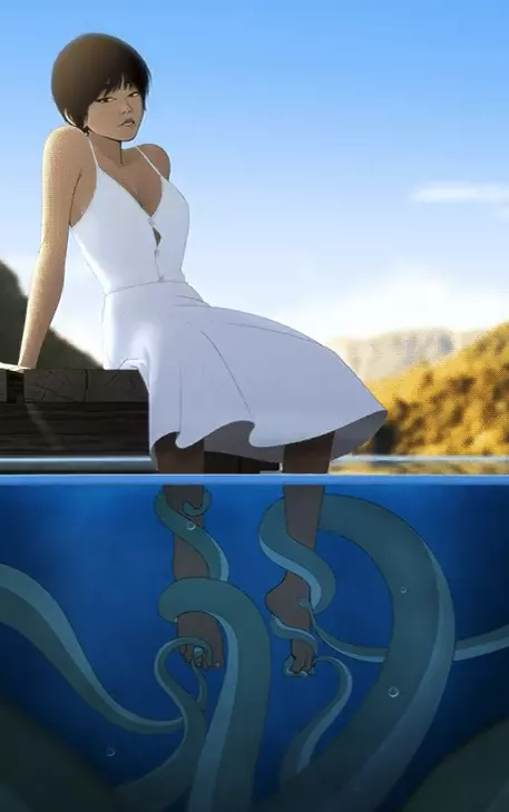 Relaxing Foot Massage on the pier