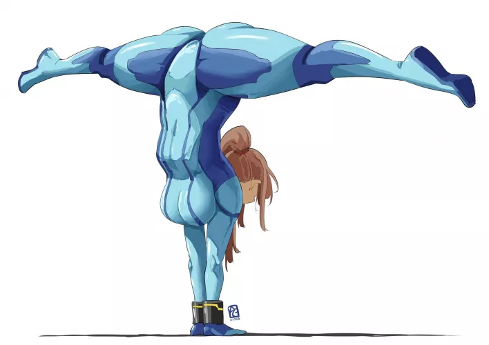 Samus do you like it this way artwork by (Automatic Giraffe)