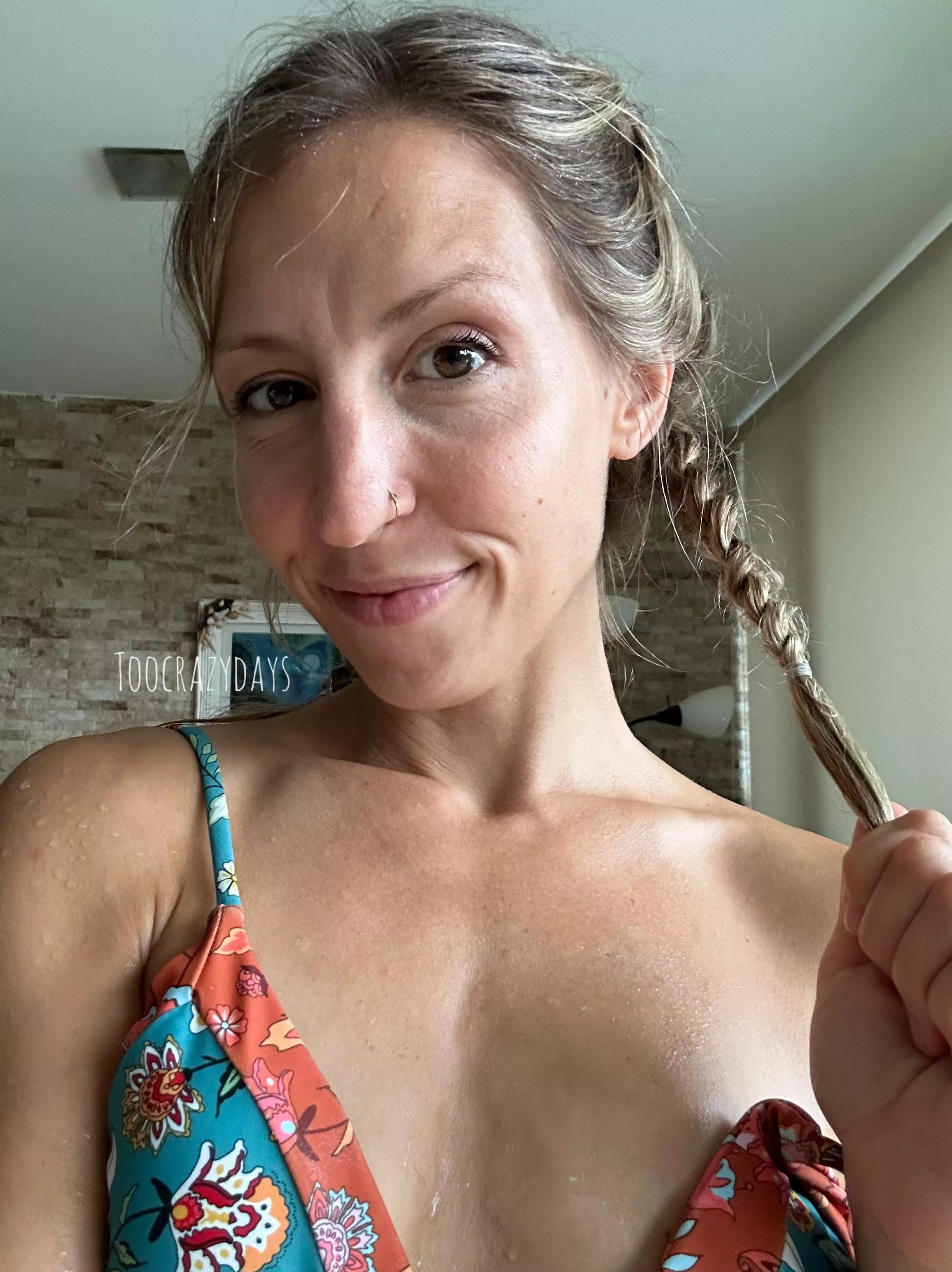 The pool makes me wet, but you can make me wetter