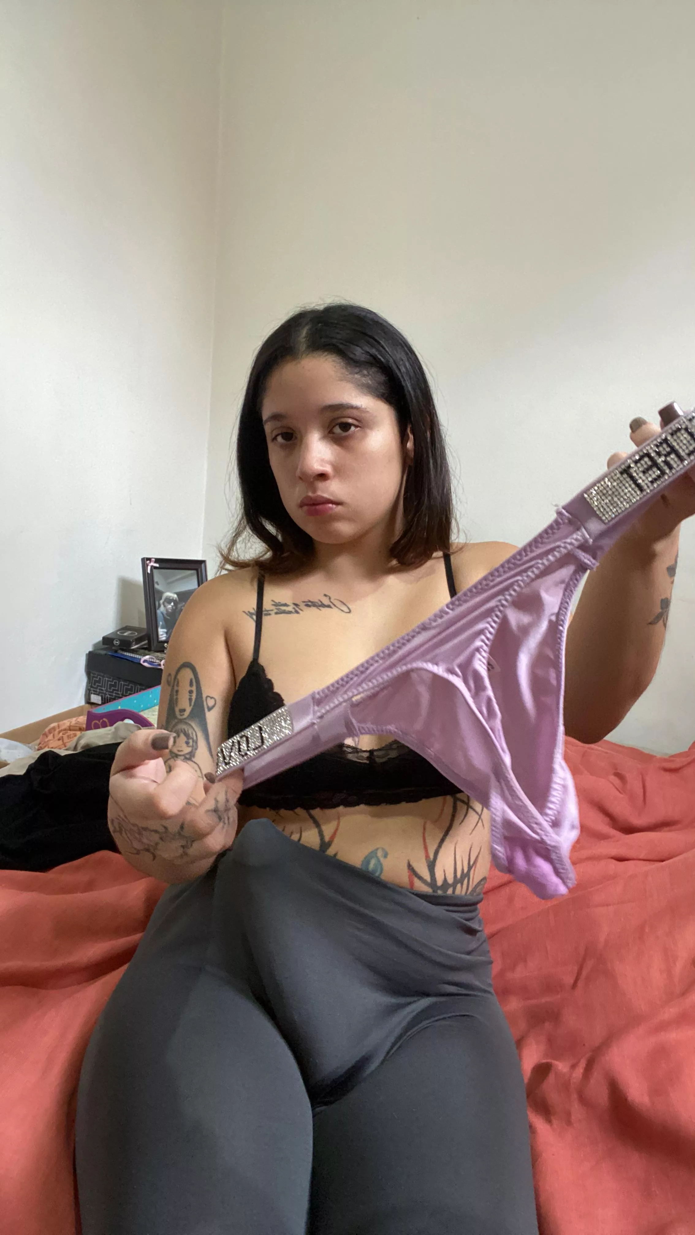 We should compare your little cock with mine, so we know which of us should wear panties😂