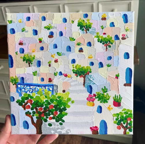 Beach city of Greece 