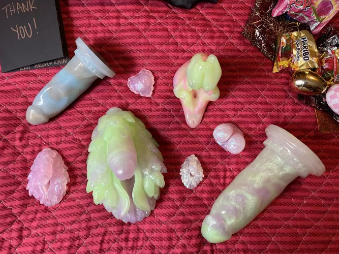 beautiful package from Knotty Myths Toys arrived today!