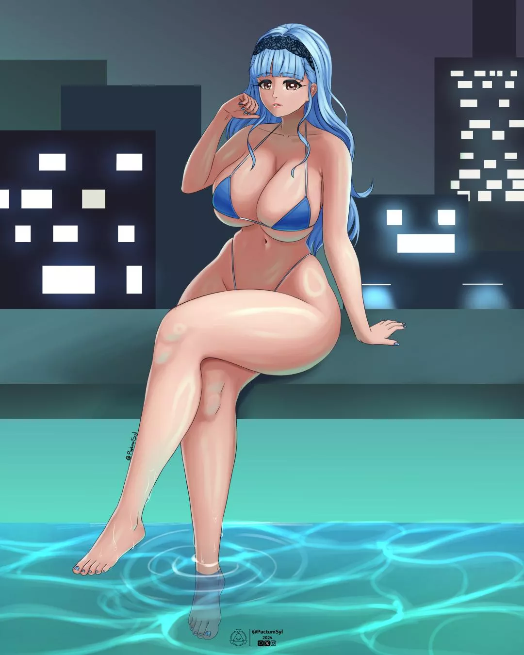 Bikini Marianne (By @PactumSyl) [Commission]