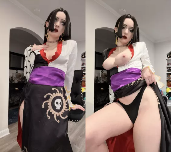 boa hancock from one piece by lonelyypluto